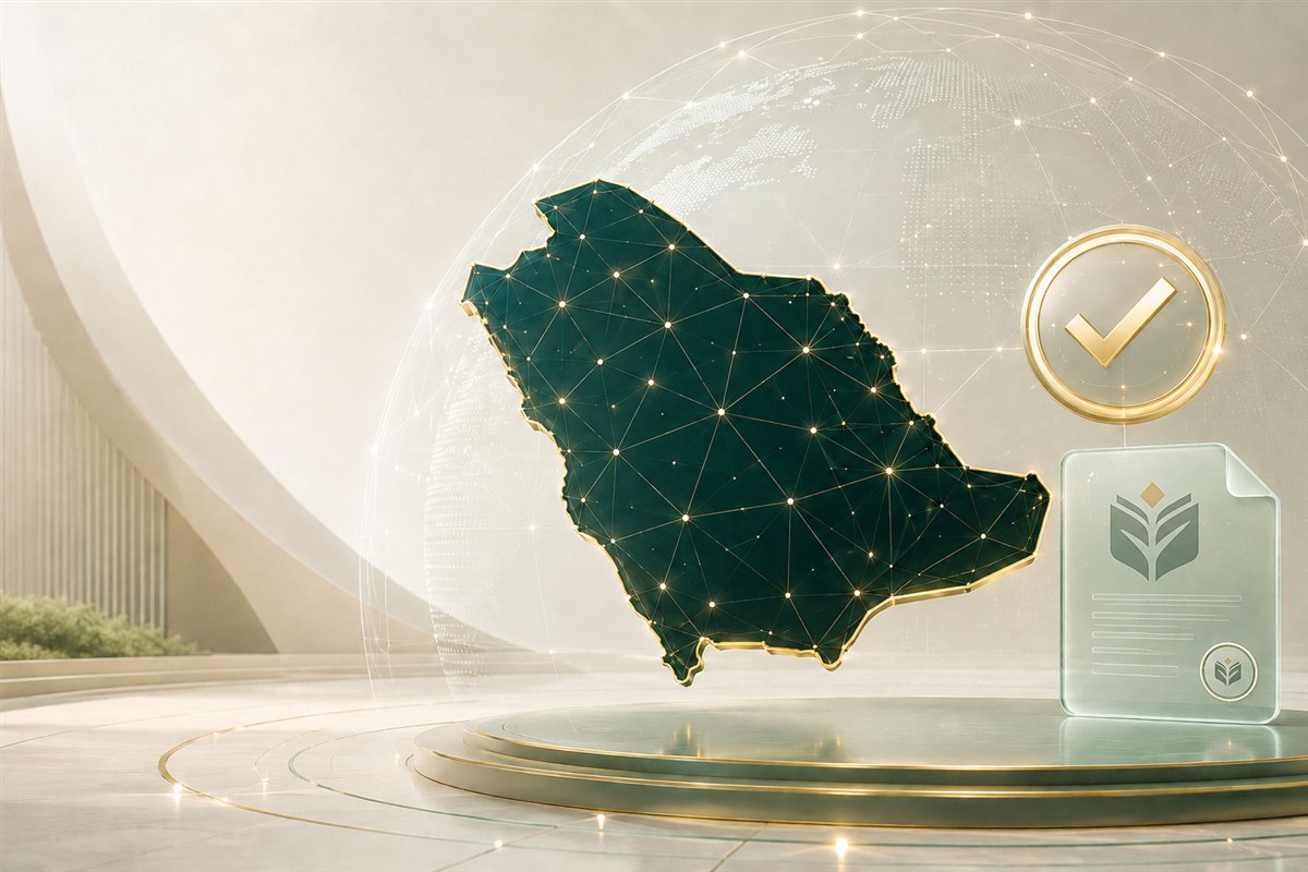 Saudi Arabia represented within a trusted digital network